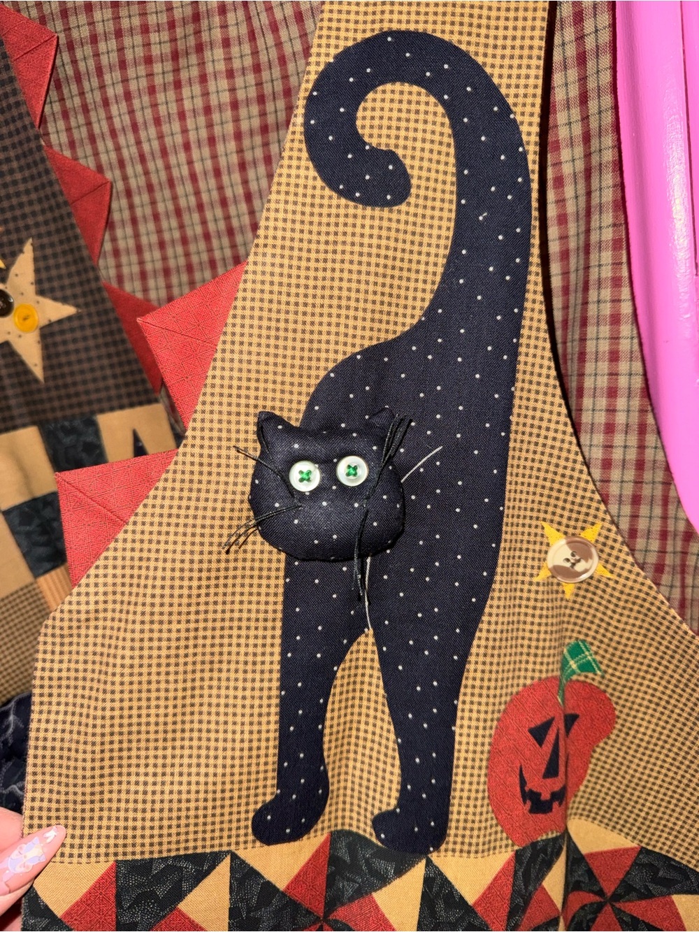 VTG Handmade Halloween Vest - Picture 4 of 6